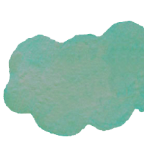 nuage vert aquarellée