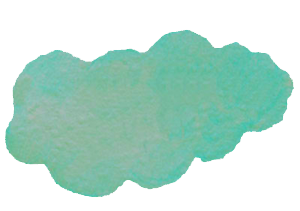 icone de nuage vert aquarellée